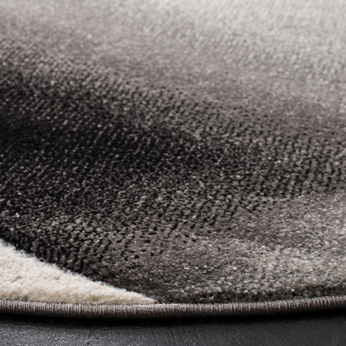 Orren Ellis Vilica Abstract Gray/Teal Area Rug & Reviews Wayfair